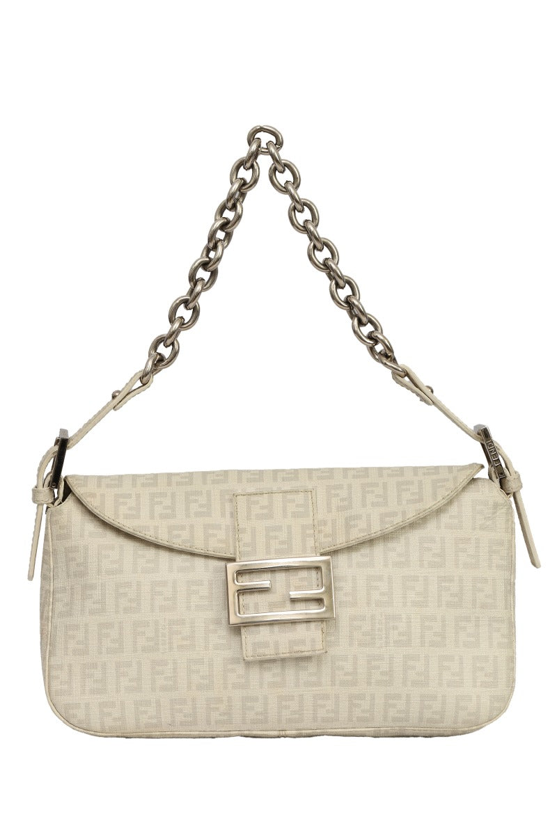 Fendi Monogram Mama Baguette Shoulder Bag
