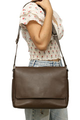 Louis Vuitton Brown Taiga Roman Crossbody Bag