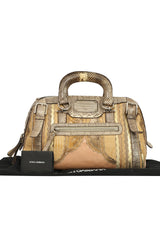 Dolce & Gabbana Miss Easy Way Snakeskin Handbag