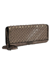 Burberry Metallic Dark Gray Clutch