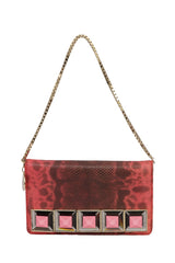 Versace Exotic Leather Handbag