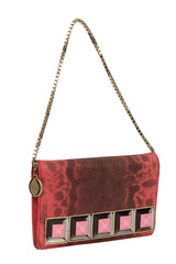 Versace Exotic Leather Handbag