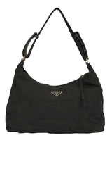 Prada Black Tessuto Nylon Shoulder Bag
