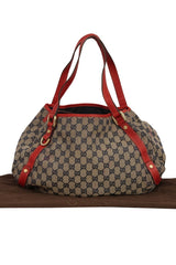 Gucci Canvas Monogram Abbey Shoulder Bag