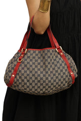 Gucci Canvas Monogram Abbey Shoulder Bag
