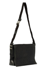 Versace Black Signature Messenger Bag