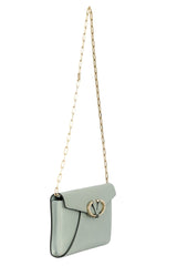 Valentino Garavani Soft Leather V Rivet Clutch Bag