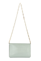 Valentino Garavani Soft Leather V Rivet Clutch Bag