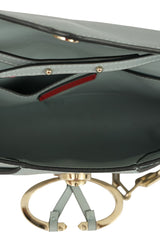 Valentino Garavani Soft Leather V Rivet Clutch Bag