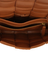 Bottega Veneta Brick Cassette Small Tan Brown Crossbody Bag