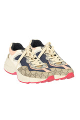 Gucci Size-37.5 Gg Rhyton Sneakers