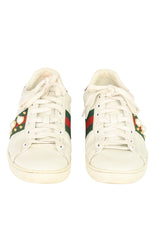 Gucci Size- EU 37 White Pearl Studded Ace Low Top Sneakers