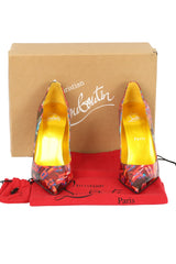 Christian Louboutin Size- EU 37 Patent Discolaser Hot Chick 100 Pumps