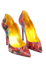 Christian Louboutin Size- EU 37 Patent Discolaser Hot Chick 100 Pumps