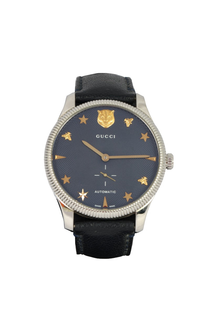 Gucci G-Timeless Tiger Charm Automatic Watch
