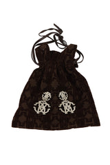 Roberto Cavalli Swarovski Crystal Silver Tone Metal Earrings