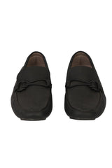 Salvatore Ferragamo Size-9 Leather Driving Loafers