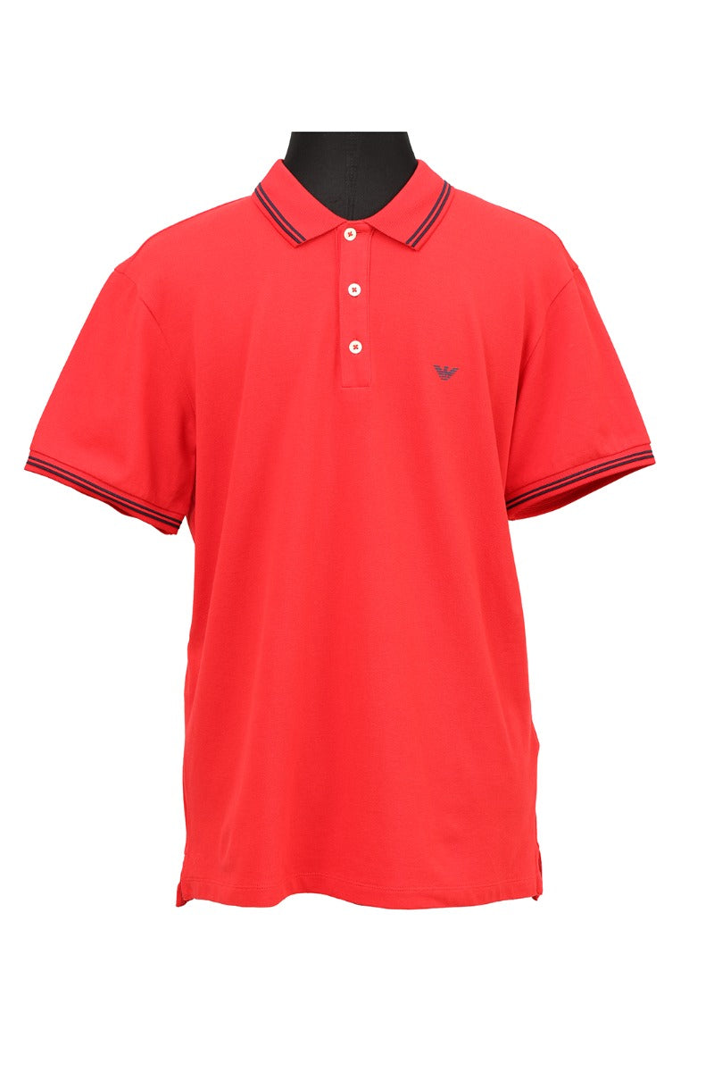 Emporio Armani Size Large Red Polo Shirt