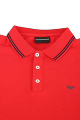 Emporio Armani Size Large Red Polo Shirt