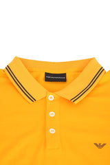 Emporio Armani Size L Yellow Polo Shirt