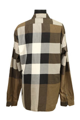 Burberry Size-Large Brown Check Shirt