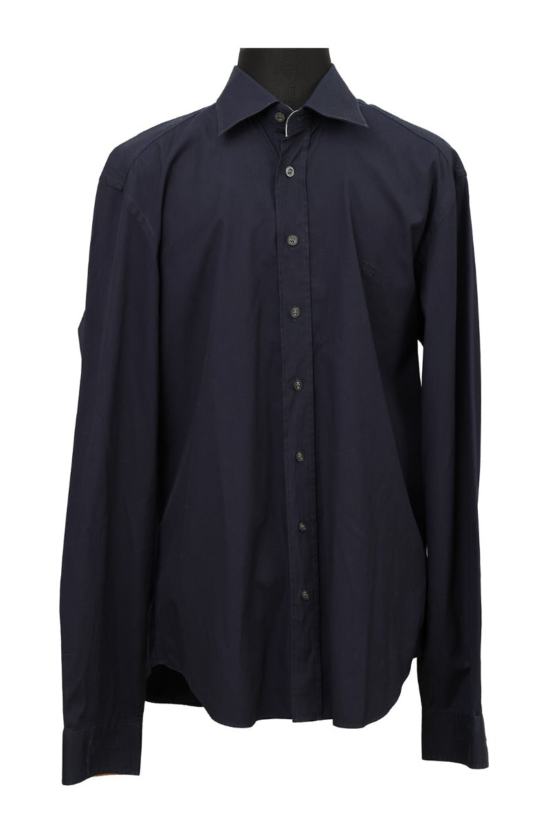 Burberry Size-Large Black Check Shirt