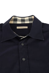 Burberry Size-Large Black Check Shirt