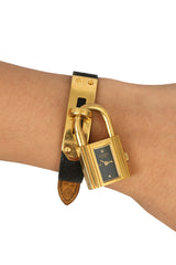 Hermes Kelly Braclelet Padlock Watch