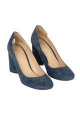 Tory Burch Size Us 7 | EU 37 Blue Block Heels