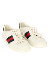 Gucci Size EU-35.5 Ace White Sneakers