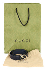 Gucci Size-110 Cm | 44 Inches Interlocking Gg Buckle Belt