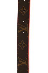 Louis Vuittonsize 85 Cm | 34 Inches Brown Reversible Belt