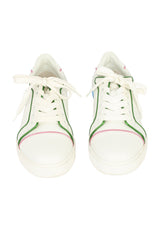 Christian Louboutin Size EU-36 White Vieira Orlato Leather Sneakers