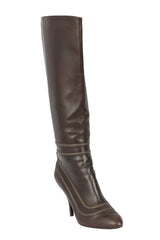 Salvatore Ferragamo Size EU-40 Brown Knee High Boots