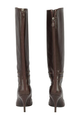 Salvatore Ferragamo Size EU-40 Brown Knee High Boots