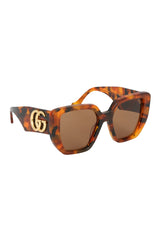 Gucci Gg Tortoise Shell Sunglasses
