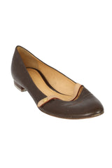 Louis Vuitton Size EU-39 Brown Patent Leather Flats
