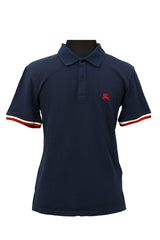 Burberry Size-Xs Navy Blue Men'S Polo T Shirt