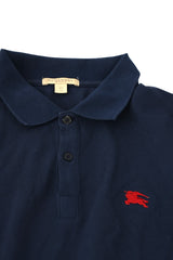 Burberry Size-Xs Navy Blue Men'S Polo T Shirt