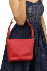 Louis Vuitton Rouge Epi Leather Mandara Pm Bag