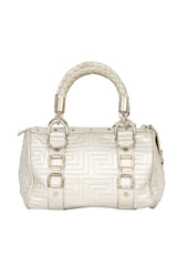 Gianni Versace Metallic Snap Out Of It Boston Bags