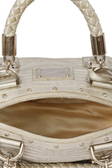 Gianni Versace Metallic Snap Out Of It Boston Bags
