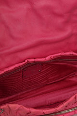 Prada Tessuto Gaufre Flap Chain Shoulder Bag