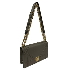 Christian Dior Diorama Gray Medium Shoulder Bag