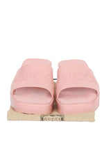 Gucci EU 37 Pvc Block Sandals