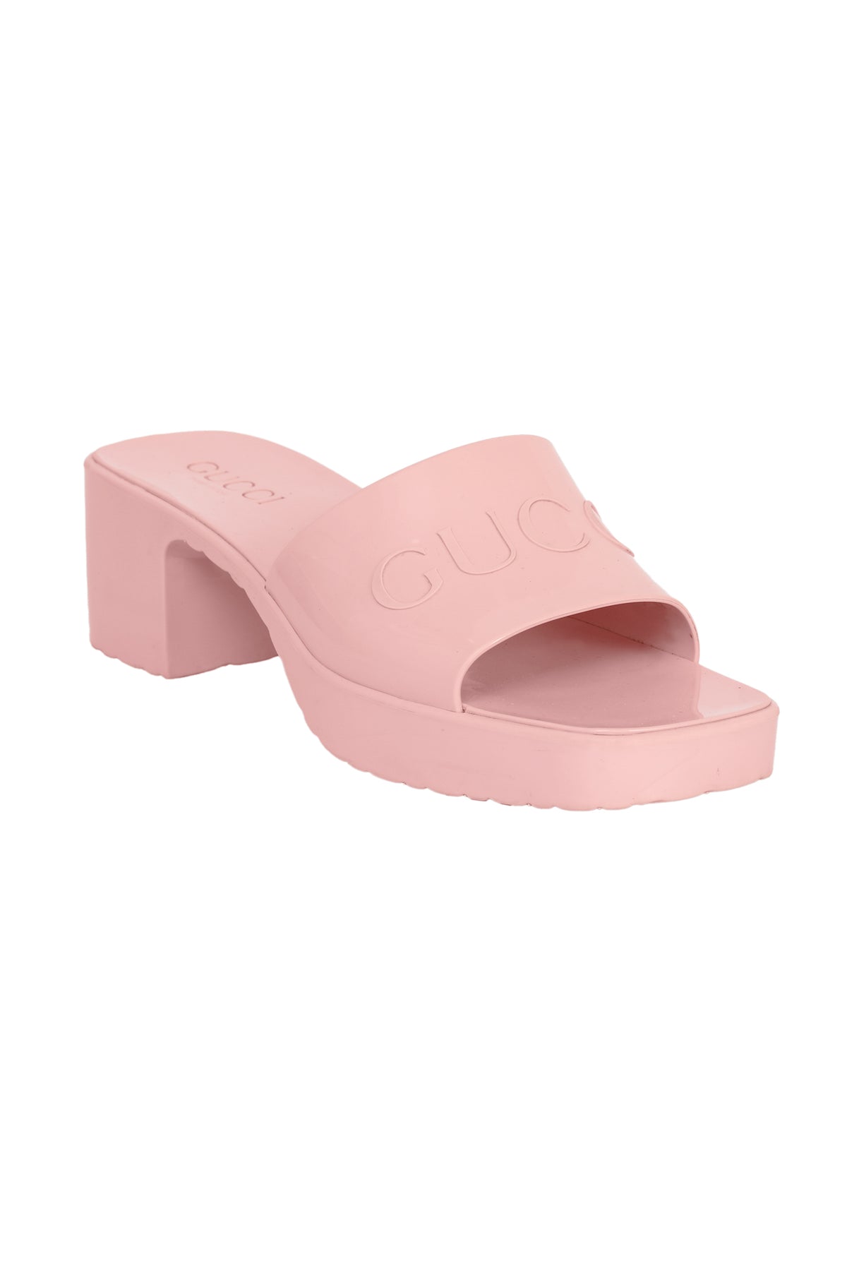 Gucci EU 37 Pvc Block Sandals