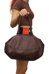 Bottega Veneta Cervo With Intrecciato Bowling Bag 