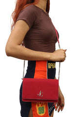 Jimmy Choo Velvet Palace Clutch Sling Bag 