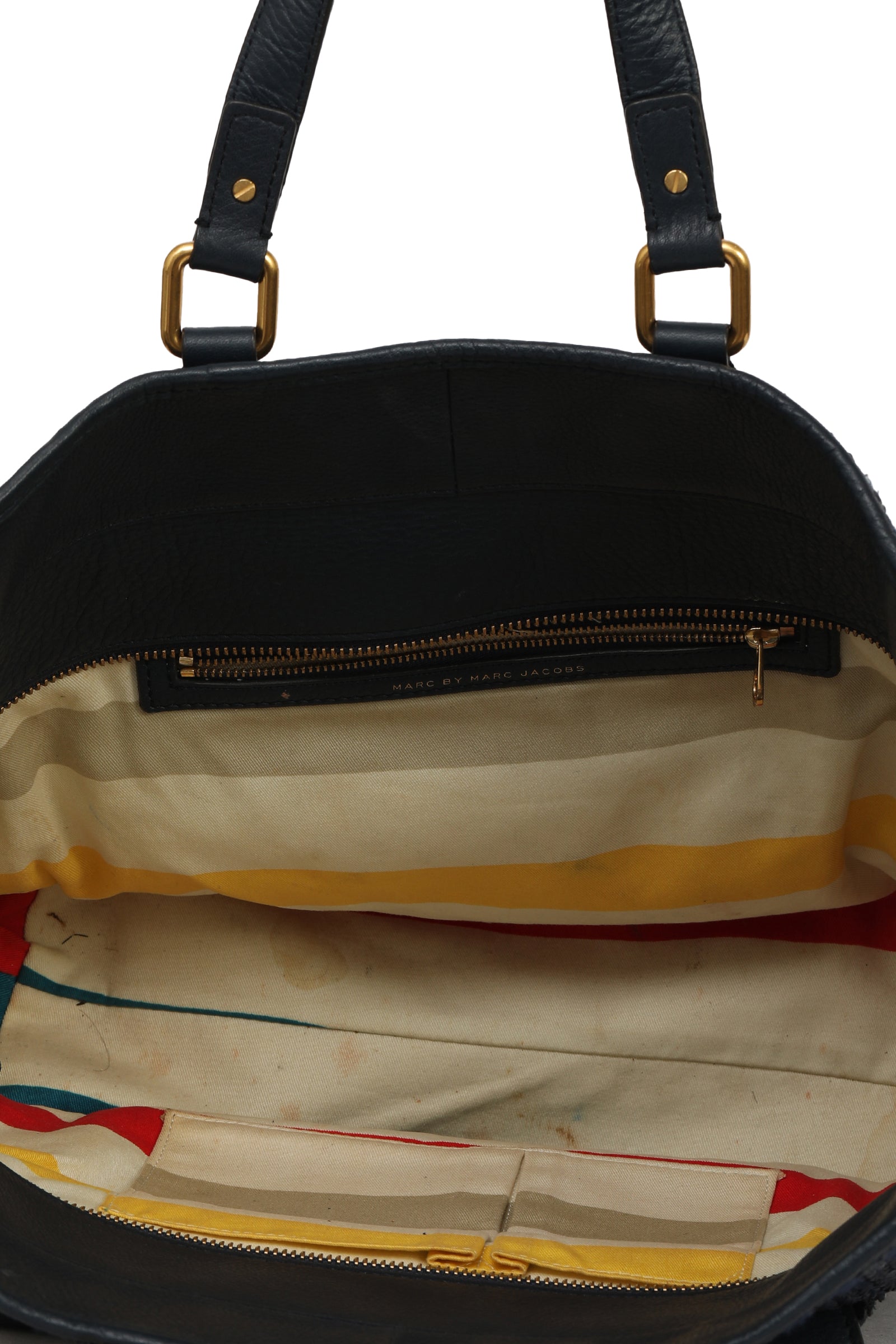 Marc Jacobs Raffia Blue Tote Bag 