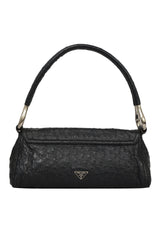 Prada Bijou Ostrich Leather Shoulder Bag 